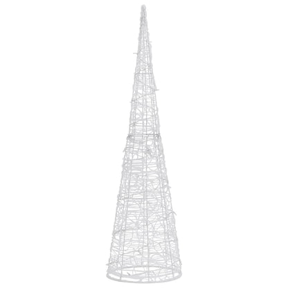 Acrylic Decorative Pyramid LED Light Cone Colourful 90 cm