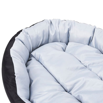 Reversible & Washable Dog Cushion Grey and Black 85x70x20 cm