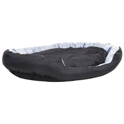 Reversible & Washable Dog Cushion Grey and Black 150x120x25 cm