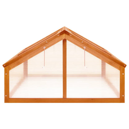 Greenhouse Brown 114x80x50 cm Firwood