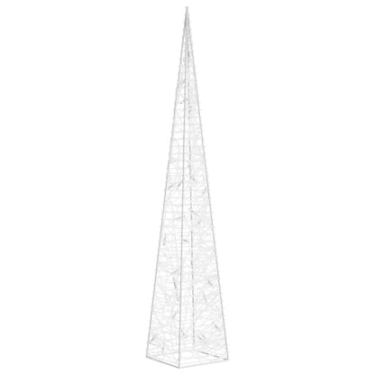 Acrylic Decorative LED Light Cone Cold White 60 cm