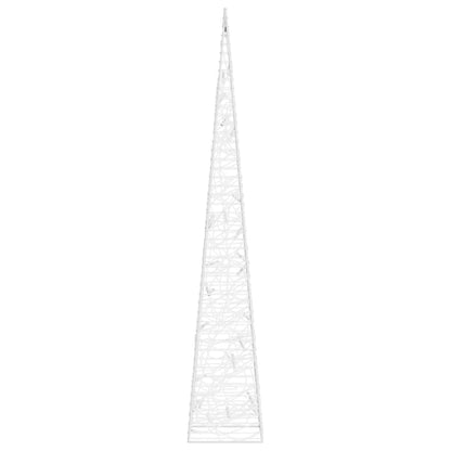 Acrylic Decorative LED Light Cone Cold White 60 cm