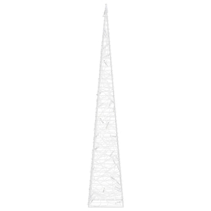 Acrylic Decorative LED Light Cone Blue 60 cm