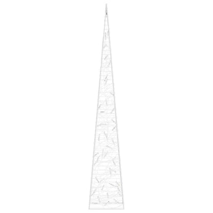 Acrylic Decorative LED Light Cone Warm White 90 cm