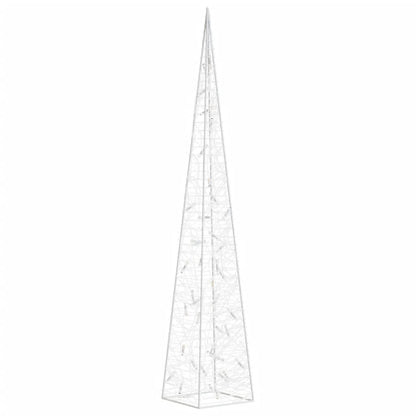 Acrylic Decorative LED Light Cone Blue 90 cm