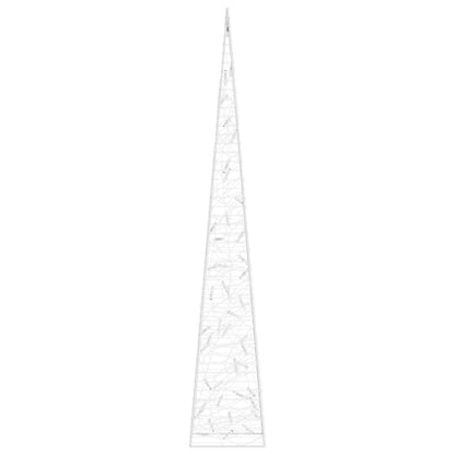 Acrylic Decorative LED Light Cone Blue 90 cm