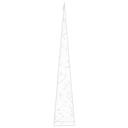 Acrylic Decorative LED Light Cone Blue 90 cm