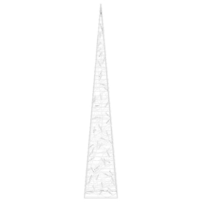 Acrylic Decorative LED Light Cone Blue 120 cm