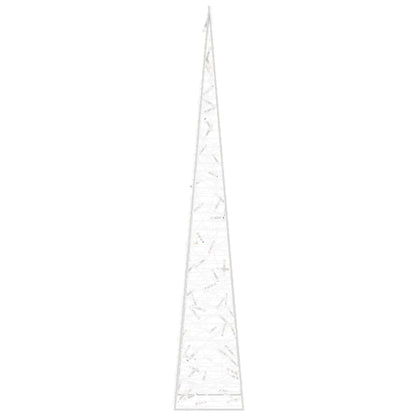 Acrylic Decorative LED Light Cone Blue 120 cm