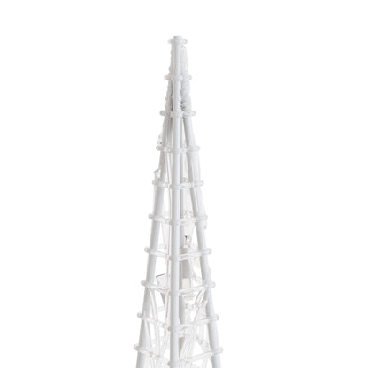 Acrylic Decorative LED Light Cone Set Blue 60/90/120cm