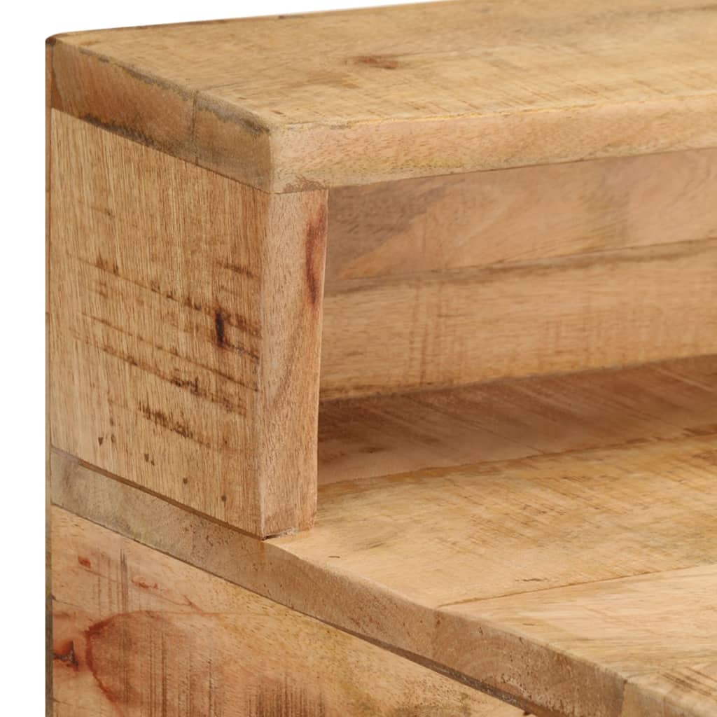 Desk 100x45x90 cm Solid Rough Mango Wood