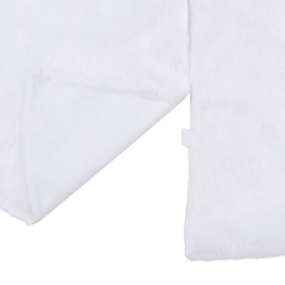 Christmas Tree Skirt White 150 cm Faux Fur