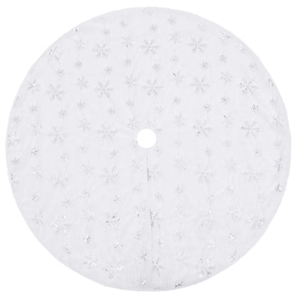 Luxury Christmas Tree Skirt White 122 cm Faux Fur