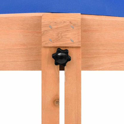 Sandbox with Roof Firwood 112x112x112 cm