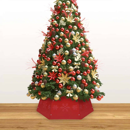 Christmas Tree Skirt Red Ø68x25 cm