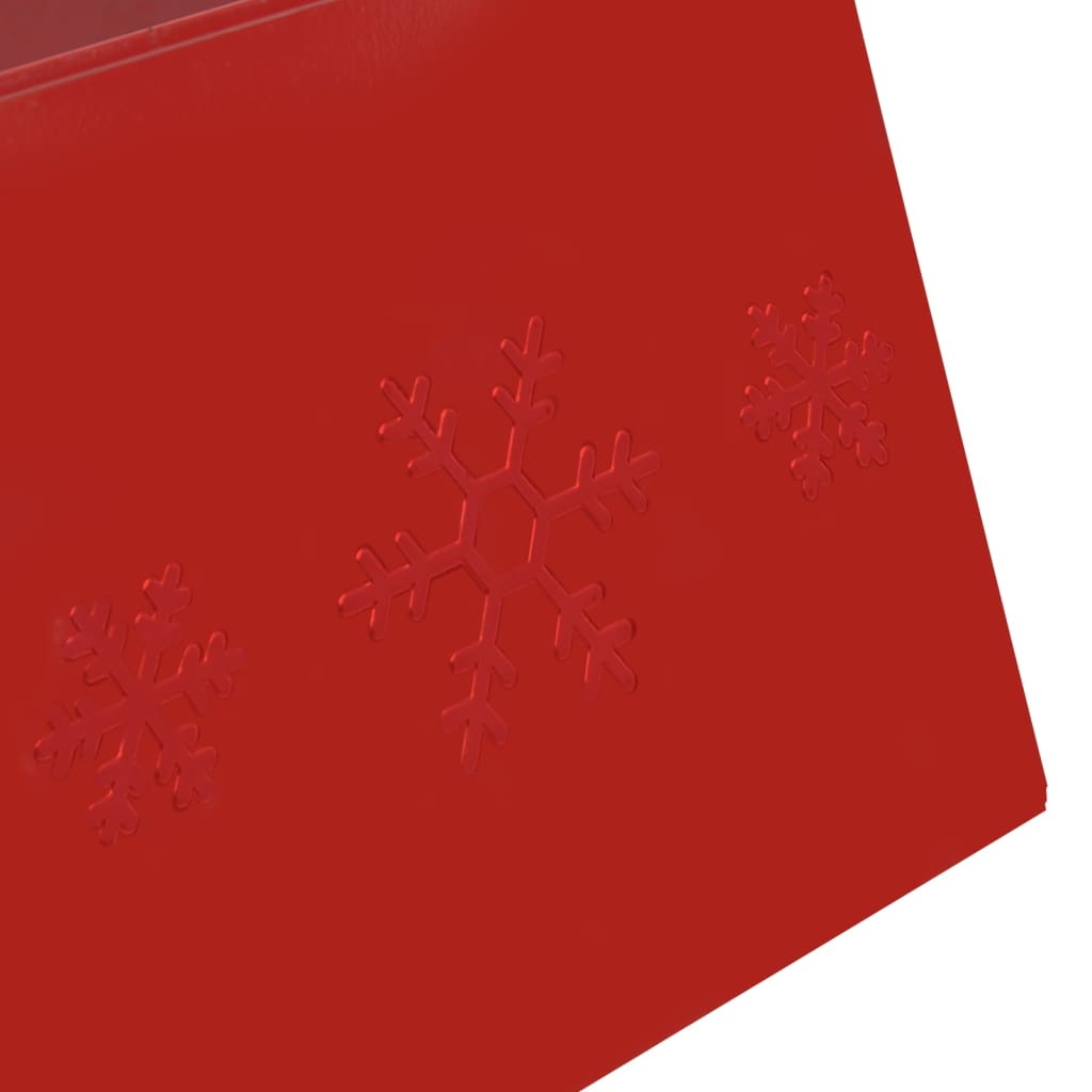Christmas Tree Skirt Red Ø68x25 cm