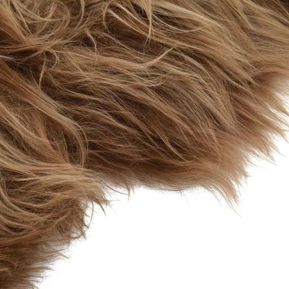 Icelandic Sheepskin Chair Cover Brown 70x110 cm