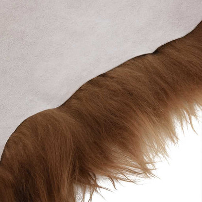 Icelandic Sheepskin Chair Cover Brown 70x110 cm