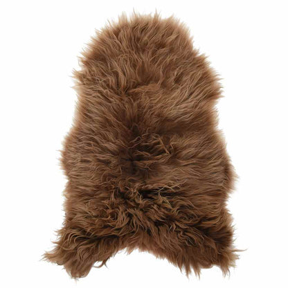 Icelandic Sheepskin Chair Cover Brown 70x110 cm