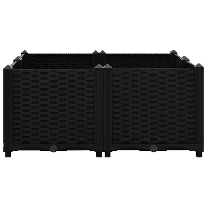 Raised Bed 80x80x38 cm Polypropylene