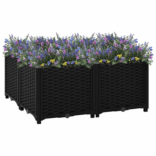 Raised Bed 80x80x38 cm Polypropylene