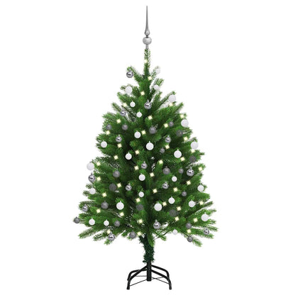 Artificial Pre-lit Christmas Tree with Ball Set 120 cm Green