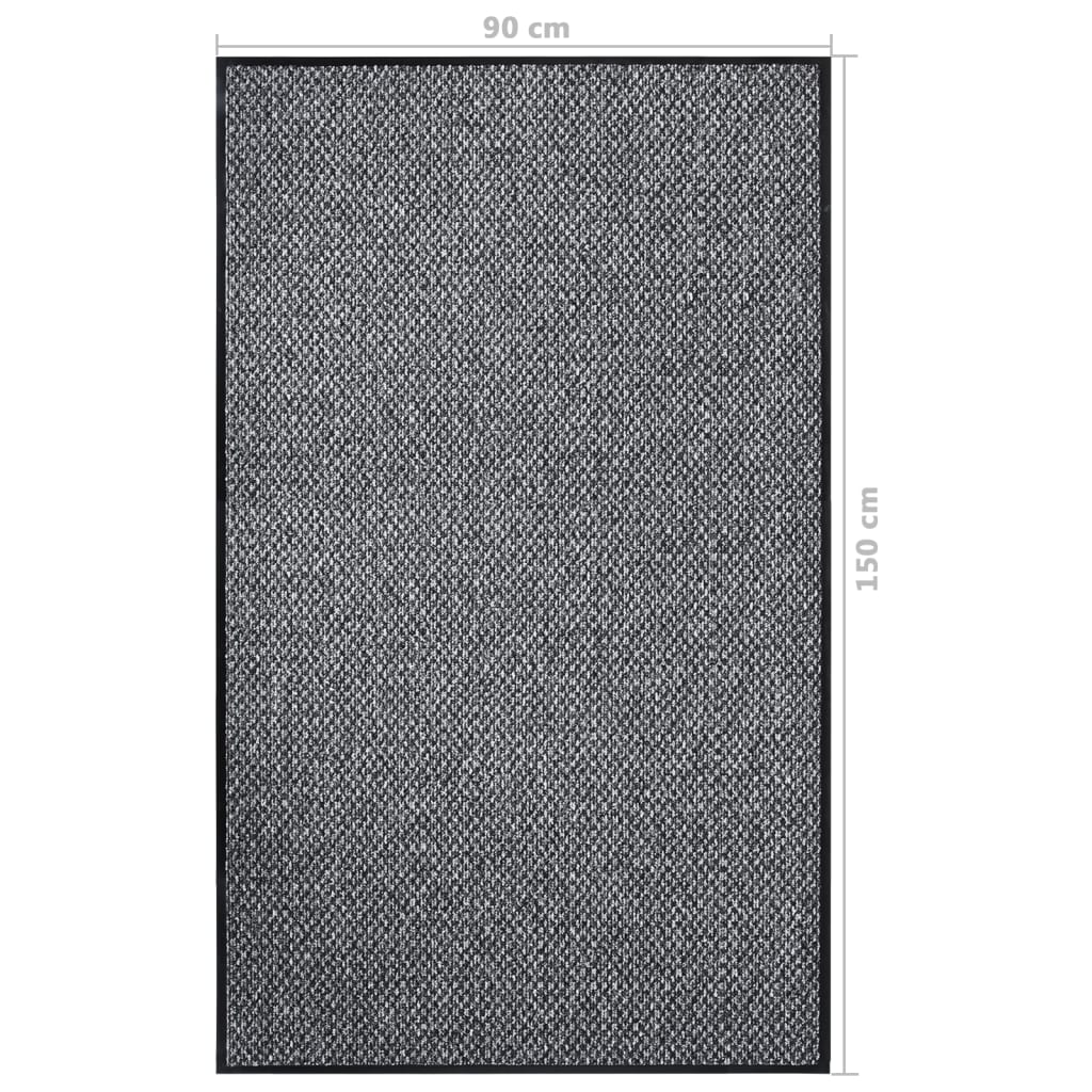 Doormat  Grey 90x150 cm