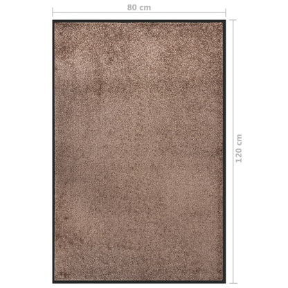 Doormat Brown 80x120 cm