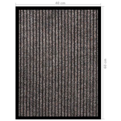 Doormat  Striped Beige 40x60 cm