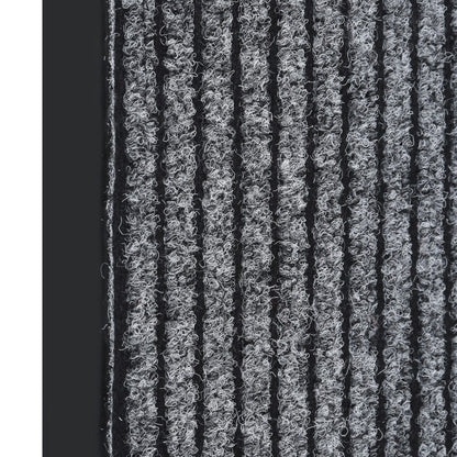 Doormat Striped Grey 60x80 cm