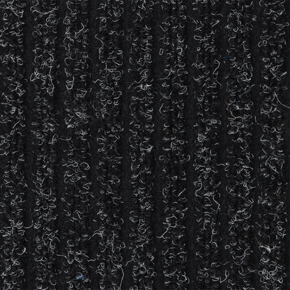 Doormat  Striped Anthracite 40x60 cm
