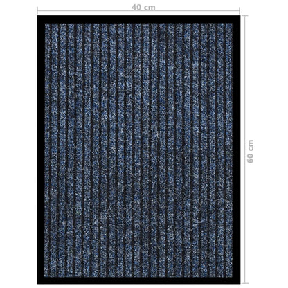 Doormat  Striped Blue 40x60 cm
