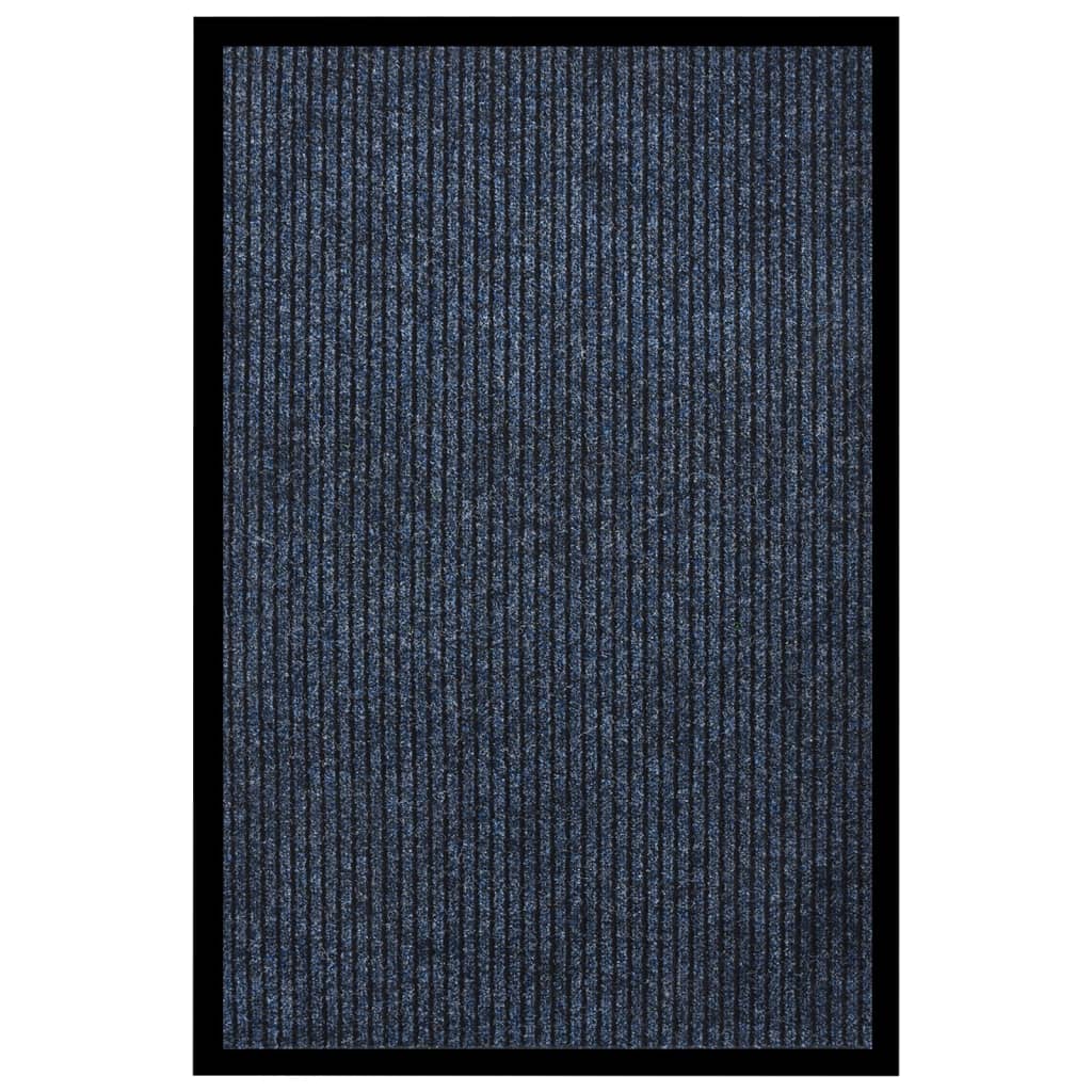 Doormat Striped Blue 80x120 cm
