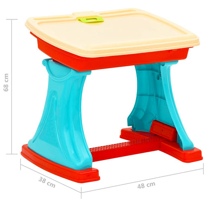 Children Learning Desk & Easel Adjustable