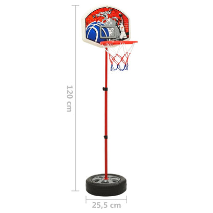 Children Basketball Play Set Adjustable 120 cm