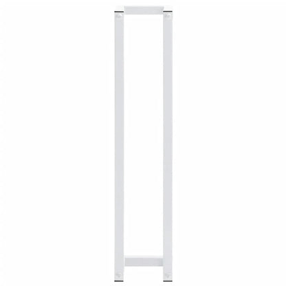 Towel Rack White 12.5x12.5x60 cm Steel