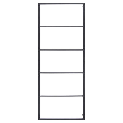 Towel Rack Black 45x10x115 cm Steel