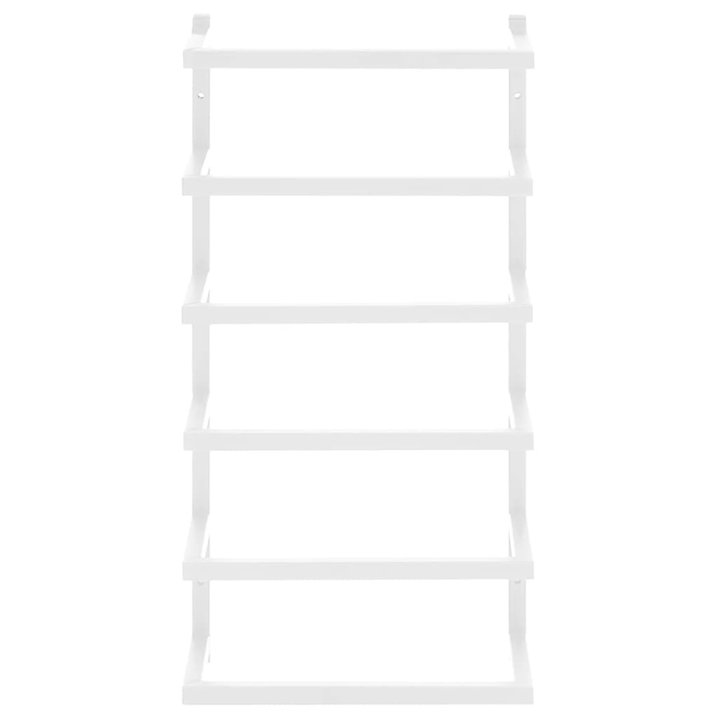 Towel Rack White 24x12x48 cm Steel