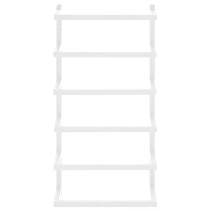 Towel Rack White 24x12x48 cm Steel