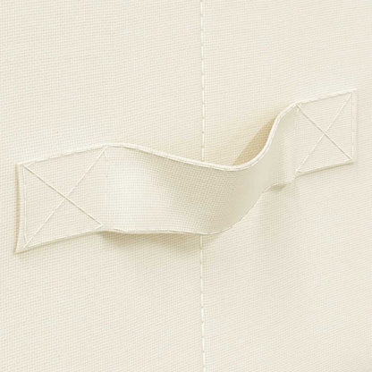 Storage Boxes 2 pcs Fabric 50x30x25 cm Cream