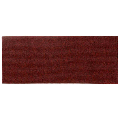 Stair Mats Self-adhesive 15 pcs 60x25 cm Bordeaux Red Rectangular