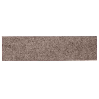 Stair Mats Self-adhesive 15 pcs 76x20 cm Light Brown Rectangular
