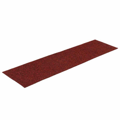 Stair Mats Self-adhesive 15 pcs 76x20 cm Bordeaux Red Rectangular