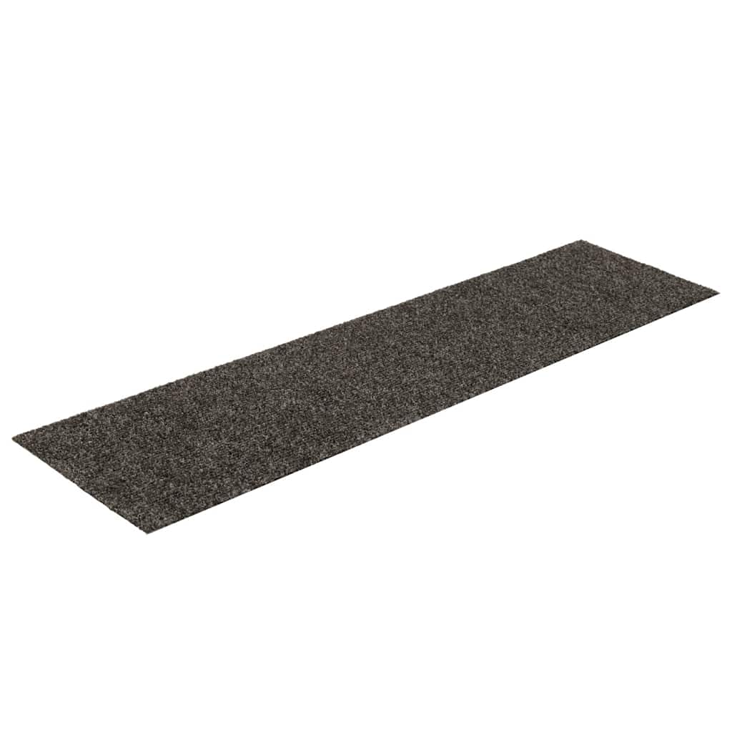 Stair Mats Self-adhesive 15 pcs 76x20 cm Anthracite Rectangular