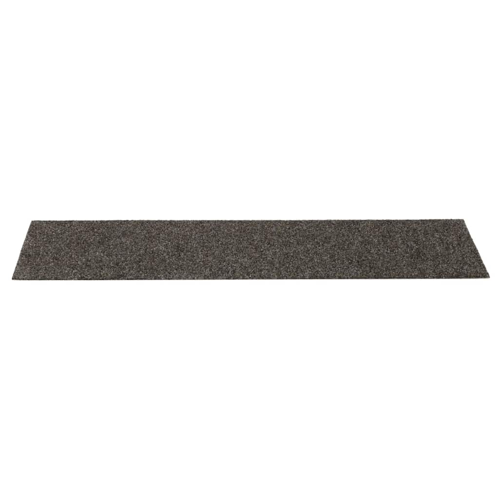 Stair Mats Self-adhesive 15 pcs 76x20 cm Anthracite Rectangular