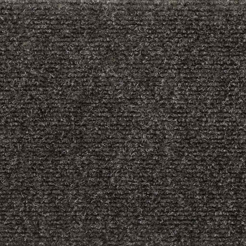 Stair Mats Self-adhesive 15 pcs 76x20 cm Anthracite Rectangular