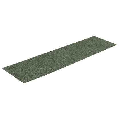 Stair Mats Self-adhesive 15 pcs 76x20 cm Green Rectangular