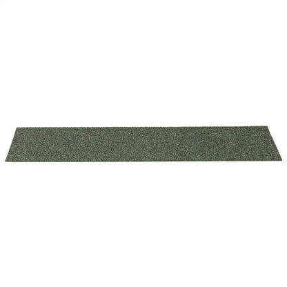 Stair Mats Self-adhesive 15 pcs 76x20 cm Green Rectangular