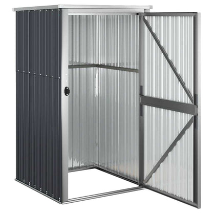 Garden Tool Shed Anthracite 88x89x161 cm Galvanised Steel