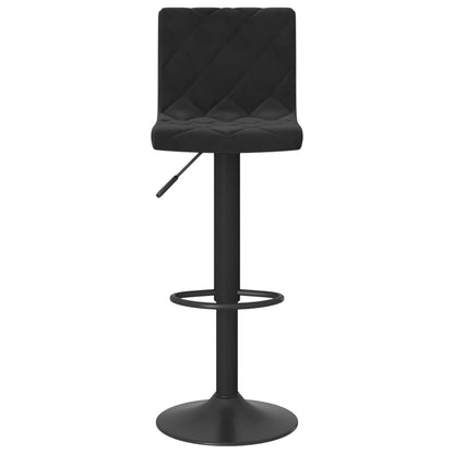 Bar Stools 2 pcs Black Velvet